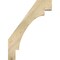 Ekena Millwork 4"W x 22"D x 30"H Merced Rough Sawn Knee Brace, Douglas Fir BRC04X22X30MRC00RDF - alternate 2